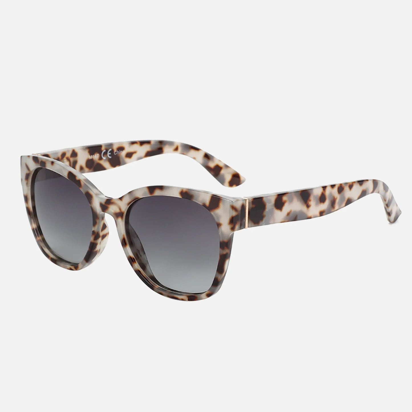 Fashion Cateye Polarized Sunglasses for Women - Oversized Sun Glasses UV400 Protection Retro Shades Designer Style