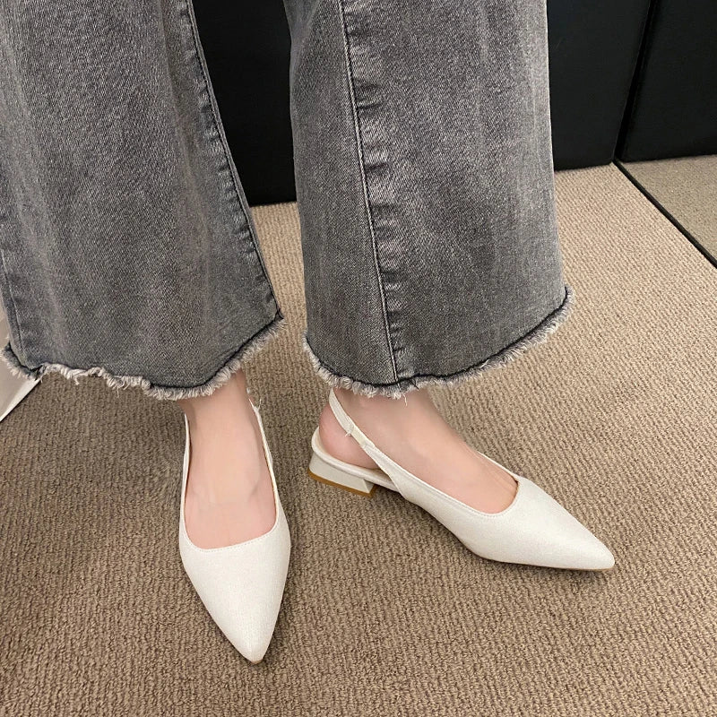 Slippers Women Summer New Toe Over Indoor Sandals Square Toe Solid Flat Shoes Fashion Beach Adult Sandals