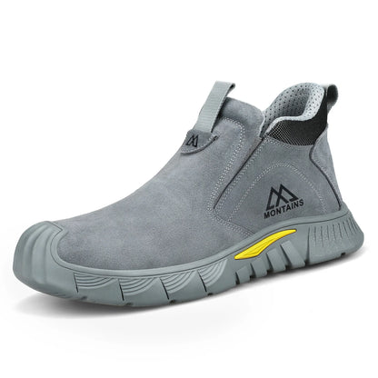 Steel Toe Safety Shoes for Men Women Slip Resistant Work Shoes Sneaker Outdoor Protective Work Shoes Outdoor Security Boots Men