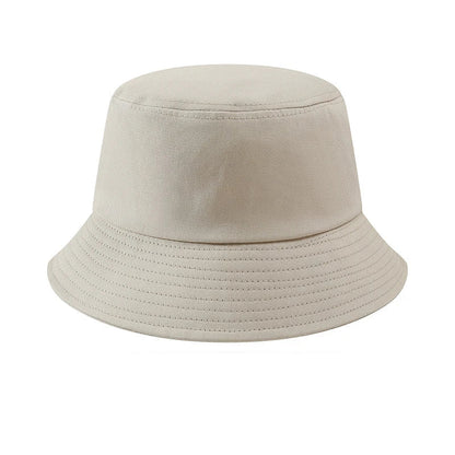 Custom LOGO Design Bucket Hat Women Men Embroidered Print Logo Summer Casual Fishermen Cap Brim Kpop Panama Bob Bucket Gorros