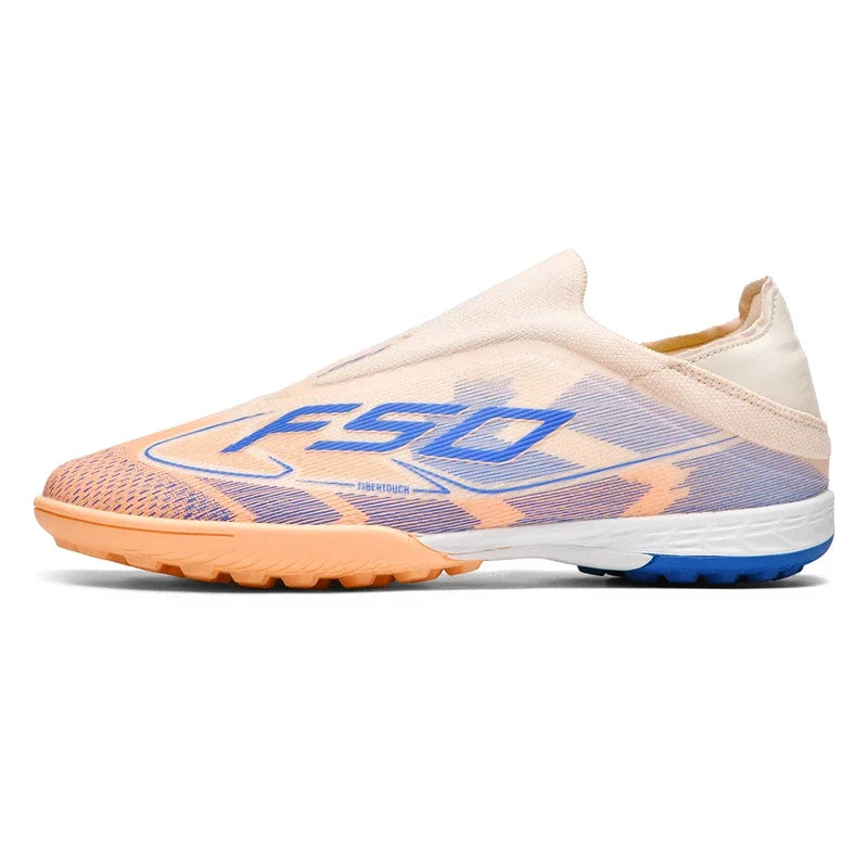 New Men Soccer Shoes Training TF/FG Outdoor Sport Football Boots Adult Long Spikes Non Slip Cleats Breathable Match Comfortable