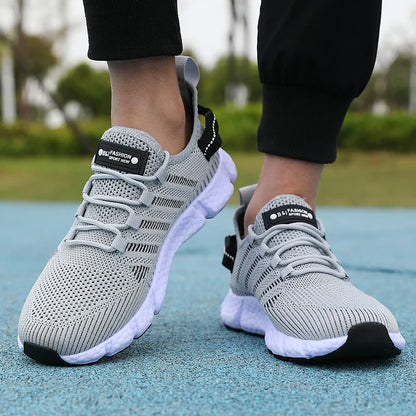 Men Mesh Breathable Casual Shoes Comfortable Fashionable Versatile Outdoor Exercise Shoes