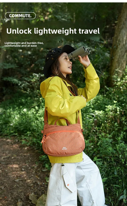 Nylon Cloth Daily Commute Messenger Bag Lightweight Hand Bag Sports Shoulder Bag Casual Anti-splashing Messenger Bag
