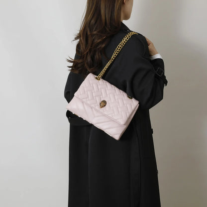 2026 New Chain Bag Textured Rhombus Embroidery Thread Single Bag Versatile Single Shoulder Crossbody Hot Selling Women's Bag