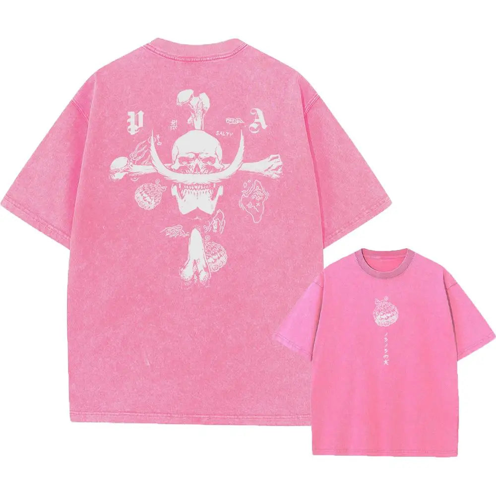 T-shirt Man Women Short Sleeve Tee Streetwear 2026 Oversized Anime Print Casual Tops Summer Y2k
