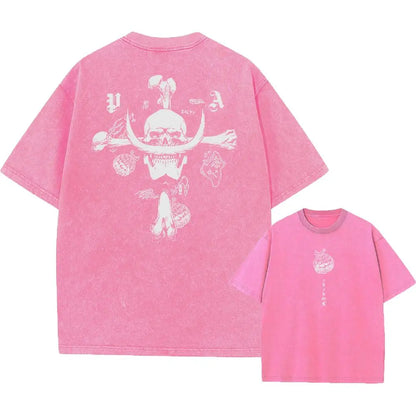 T-shirt Man Women Short Sleeve Tee Streetwear 2026 Oversized Anime Print Casual Tops Summer Y2k