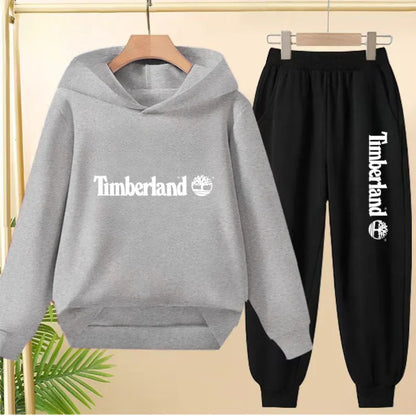 Children Clothing Autumn Winter Hoodie Coat Sweatshirt Top+Trousers Boys Girls Toddler 3-12Yrs Casual Kids Charming Pullover Set