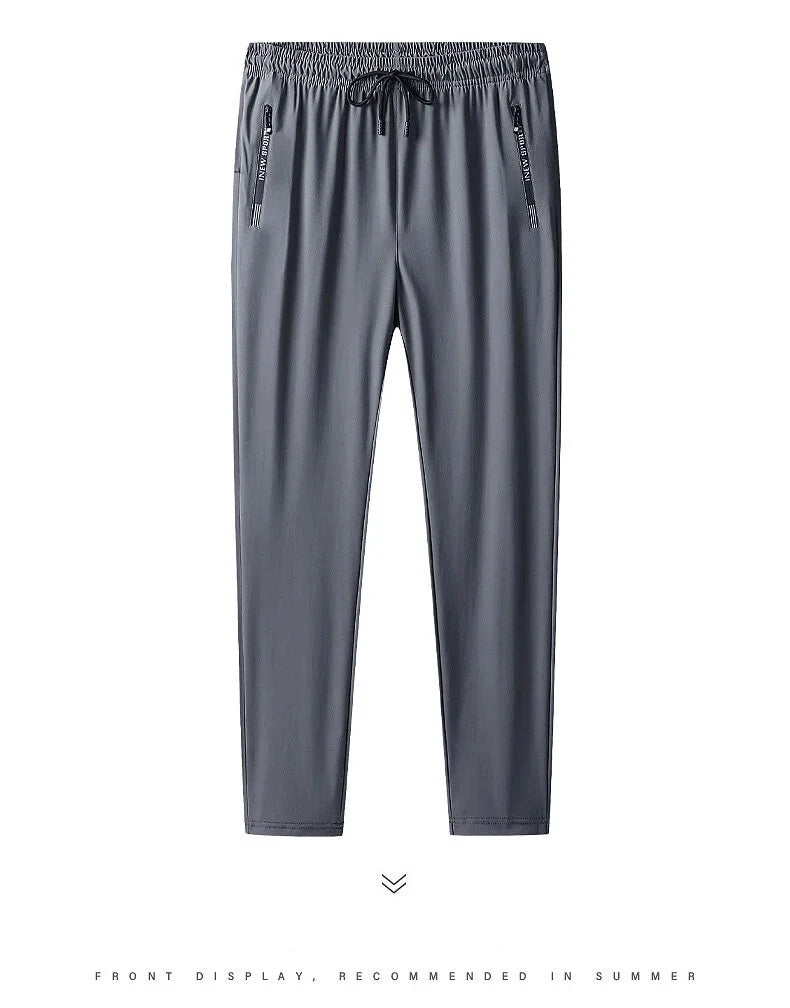 2025 Summer New Men's Fashion Casual Stretch pants plus size 's sports pants quick drying men's pants jogging pants sportswear