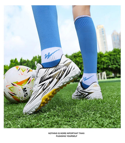 New Kids Society Cleats Soccer Shoes Professional Football Boots Boys Indoor Football Field Boots Original Sneaker Children Fast