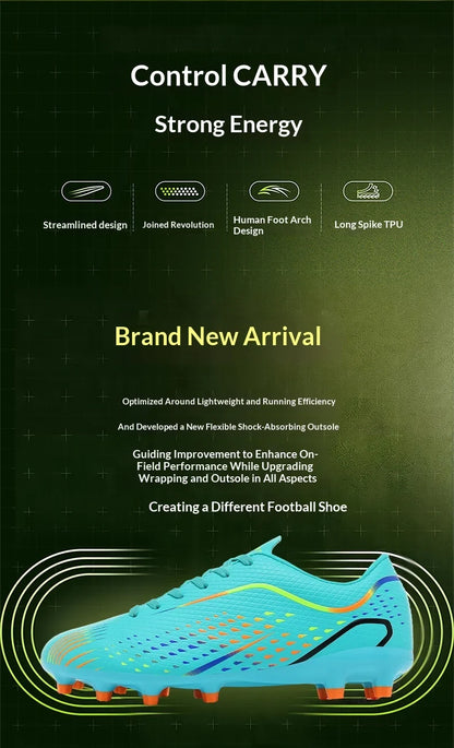New Men Soccer Shoes Hot Sale Women Professional Football Boots Unisex High-quality Futsal Ultralight Cleats TF/FG Sneakers