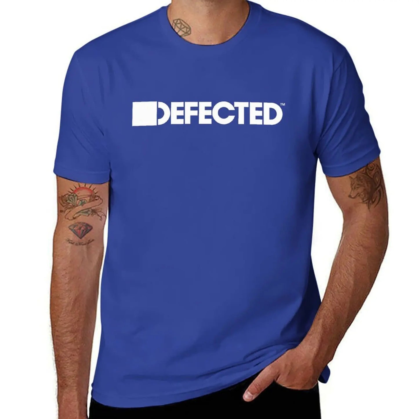 DEFECTED RECORDS T SHIRT Rave T Electronic Music Festival Ibiza Party House T-Shirt graphics Men's t-shirt