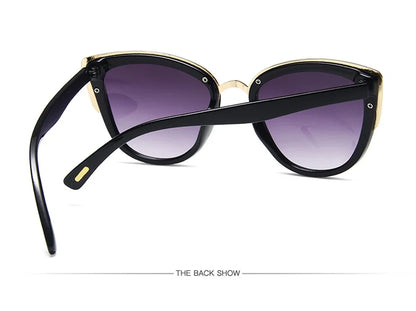 Retro Cateye Sunglasses for Women Polarized Vintage Classic Eyewear UV400 Protection