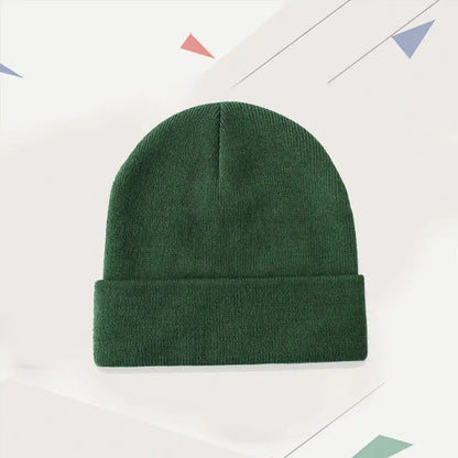 DIY Personalized Embroidered Design Knitted Hat Custom Logo Autumn Winter Warm Beanie Team Customize Stocking Skull Balaclava
