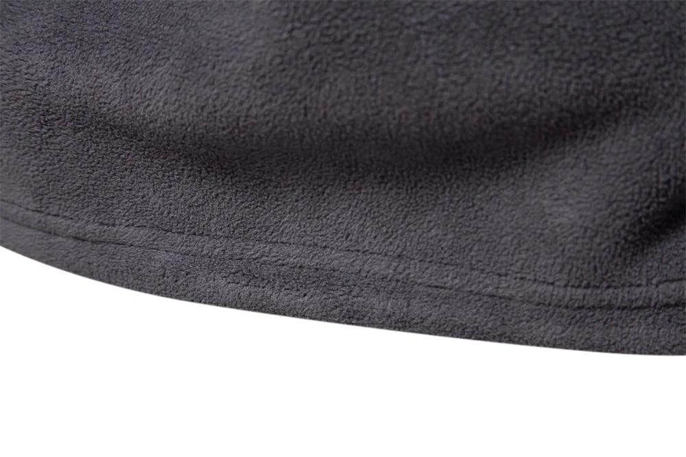 Thicken Warm Fleece Jacket for Men Zipper Neck Pullover Men's Sweatshirt Soft Shell Mens Jacket