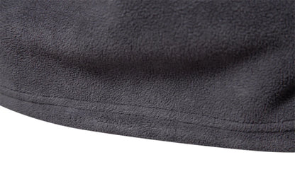 Thicken Warm Fleece Jacket for Men Zipper Neck Pullover Men's Sweatshirt Soft Shell Mens Jacket