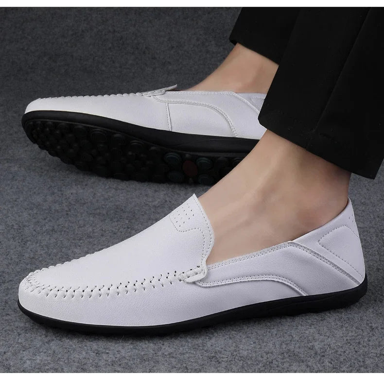 2025 shoes men's lazy one-pedal spot solid color men's shoes summer men shoes British cross-border large-size casual