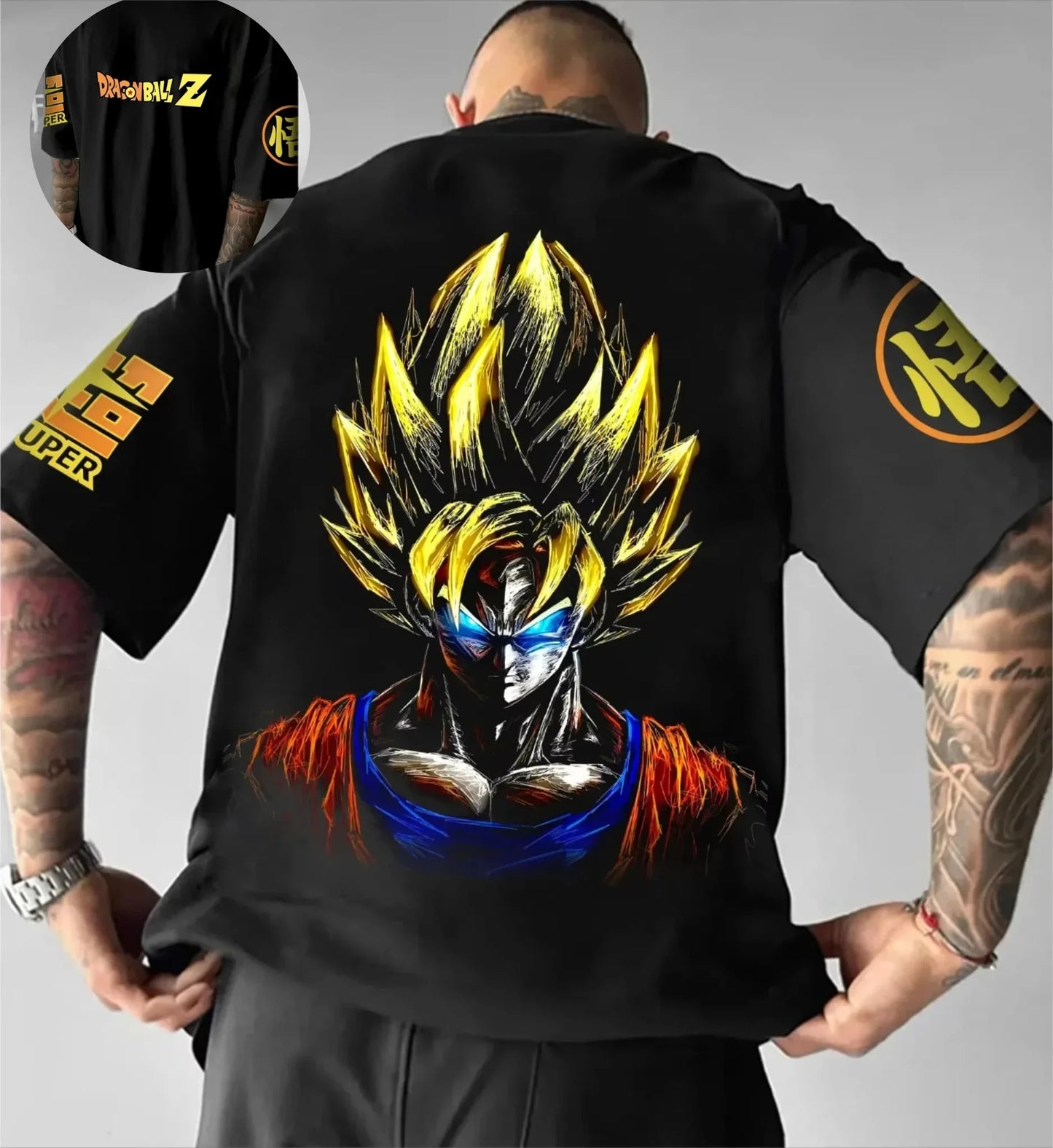 Men's Clothing T-shirt Casual Sports Daily Version Purple Graphic Tee Summer