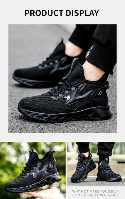 Anti-Puncture Anti-smash Safety Shoes Steel Toe Boots for Men Comfortable Work Sneakers Industrial Shoes for Construction Site
