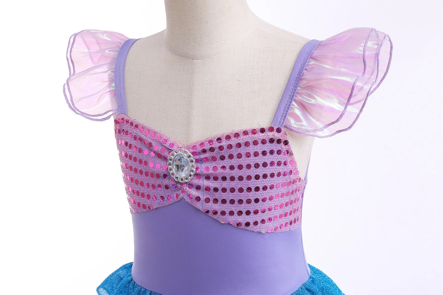 Princess Dress Girl Halloween Cosplay Party Costume Princess Fancy Clothes Children Outfit Birthday Dress