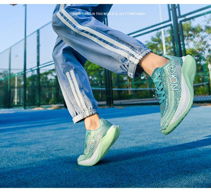 Men Women High Quality Light Running Shoes Cushion Training Shoes Lightweight Wear-Resistant Sneakers