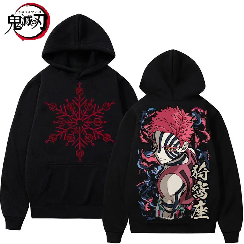 Print White Hoodie, Oversized Streetwear Sweatshirt for Men Women Long Sleeve Casual Autumn Top, Unisex