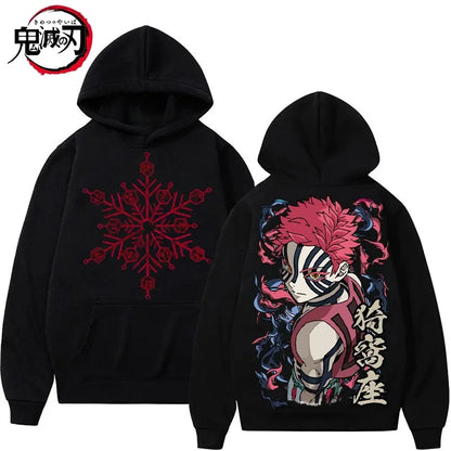 Print White Hoodie, Oversized Streetwear Sweatshirt for Men Women Long Sleeve Casual Autumn Top, Unisex