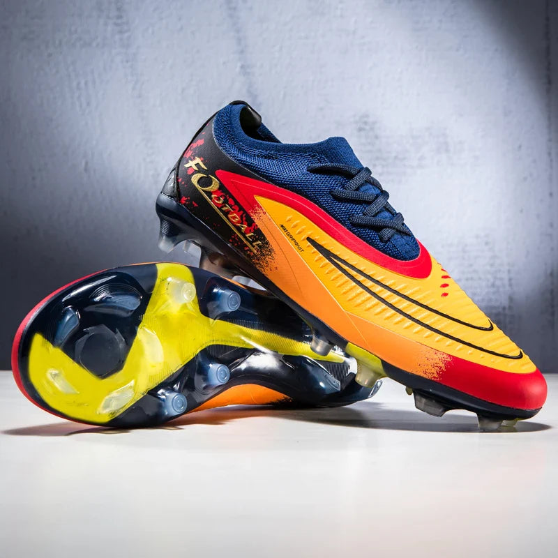 New Professional Men Soccer Shoes Ankle Boys Sneakers Non-Slip Football Boots Match Comfortable Sports Shoes TF/FG Unisex
