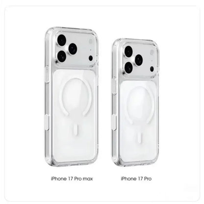 Magsafe Case For iPhone 17 Pro  17 Pro Max 17 Back Cover Transparent magnetic Wireless Charging