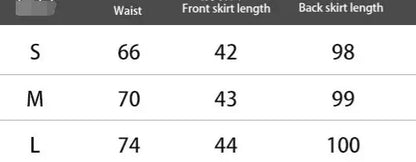 Fashion White Asymmetrical Long Skirts Female A-line Hem Vacation Skirt High Waist Casual Loose 2026 Summer Club Party Skirts