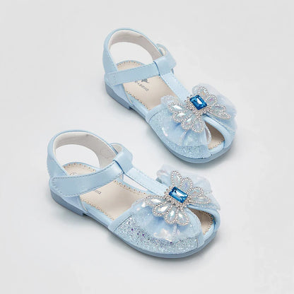 Girls Sandals Summer Children Soft Cool Shoes Fashion Crystal Princess Sweet Party Non-slip Outdoors Sandal DB2261153