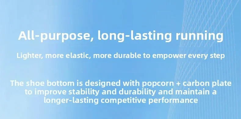 Carbon Plate Running Shoes Professional Marathon Racing Lightweight Bounce Cushion Breathable Sports Sneakers