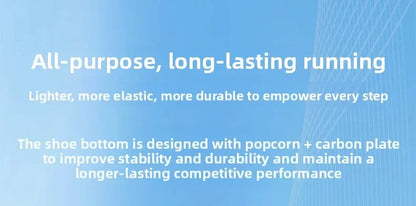 Carbon Plate Running Shoes Professional Marathon Racing Lightweight Bounce Cushion Breathable Sports Sneakers