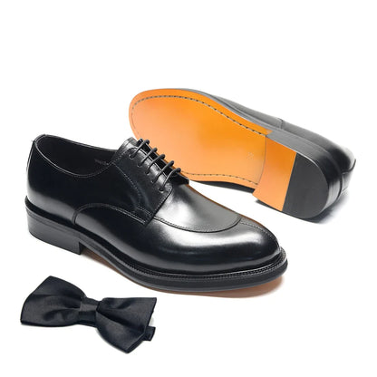 Luxury Handmade Wedding Party Men's Dress Shoes Cow Genuine Leather Lace-up Oxfords Derby Formal Business Social Male Footwear