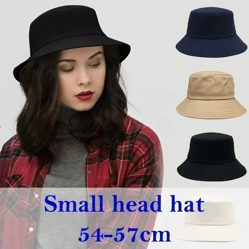 Big Head Man Large Size Bucket Hats Boy 60-63cm Plus Size Summer Fisherman Cap