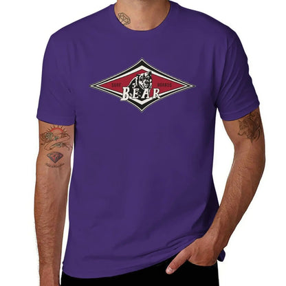 New Vintage Surfing Bear Big Wednesday cult Surfboard surf logo diamond retro T shirt T-Shirt T-Shirt