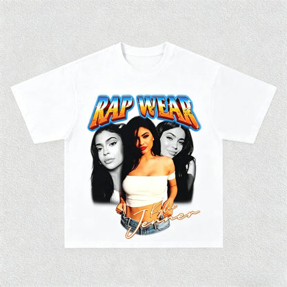 T-Shirt Men Women Retro Celebrity Graphic Tee Casual Cotton Streetwear Short Sleeve Tops