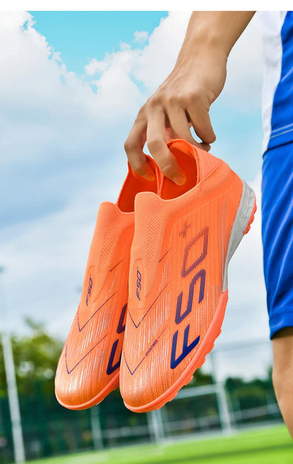 New Men Soccer Shoes Cleats Grass Futsal Comfortable Turf Football Boots Sports Ultralight FG/TF Non Slip Indoor Adult Sneakers