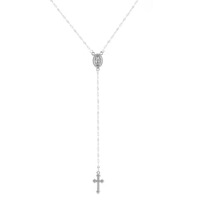 2025 New Fashion Vintage Christian Cross Bohemia Religious Rosary Pendant Necklace For Women Charm Jewelry Gifts Wholesale