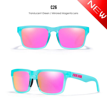 Sunglasses for Men Transparent Gray Frame Fashion Unisex Outdoor