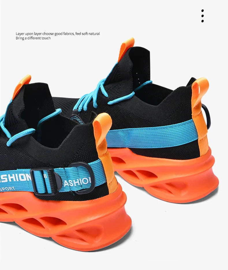 Tênis Masculino de Malha Respirável Casual Sapatos Masculinos Unissex Leve Macio Sola Grossa Buraco Sapatos de Casal Tênis Atlético Sapatos Femininos