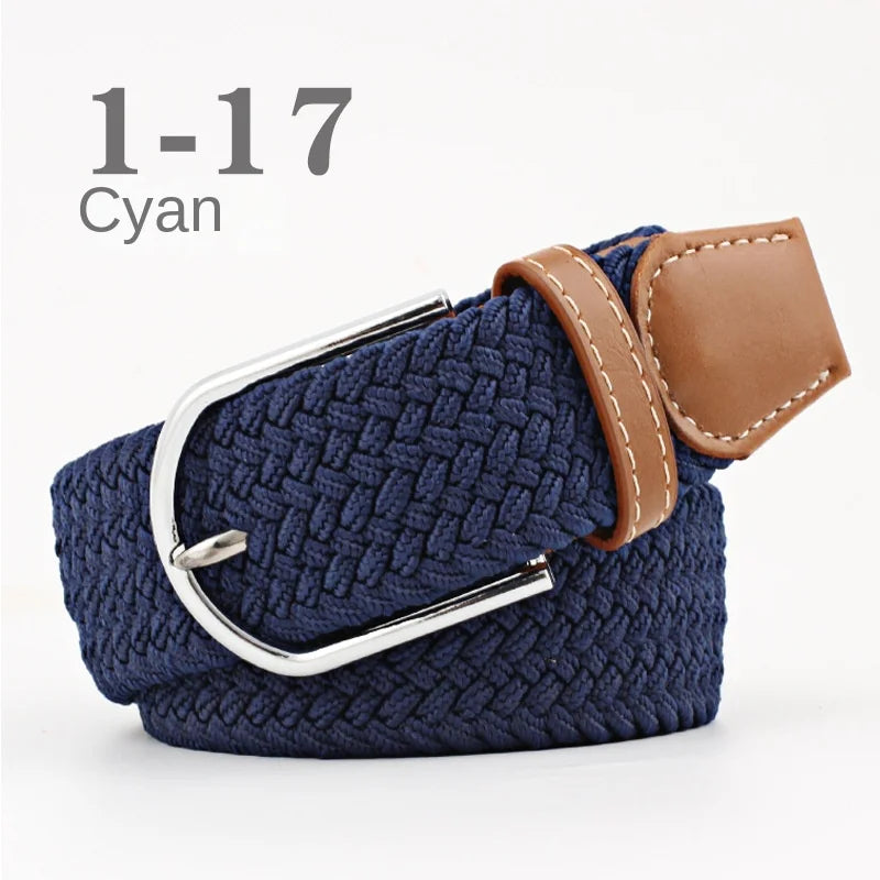 107/120cm Unisex Colorful Canvas - Belt Casual Luxury Trend Jeans Accessories Nylon Girdle Hunting Belt for Men and Women
