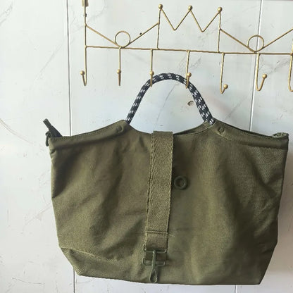 2026 Fashion Simple Letter Canvas Bag, Commuter Handbag, Large Capacity Handbag, Women's Bag