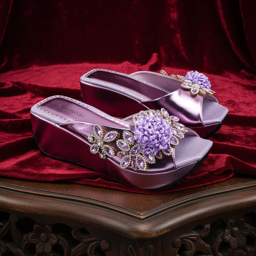 2026 Newest INS Style Wine Color Elegant Women Heels Nigeria Popular Designer African Ladies Shoes And Bag Set for Wedding