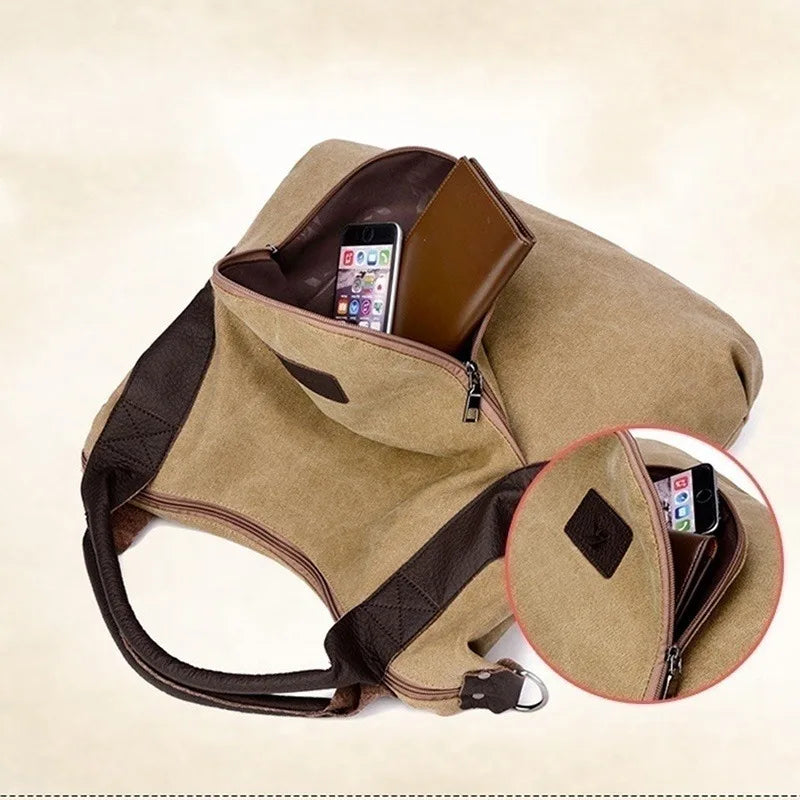Womens Shoulder Bag Large Handbag Women Canvas Bag Travel Bags Crossbody Bag Overnight Bag