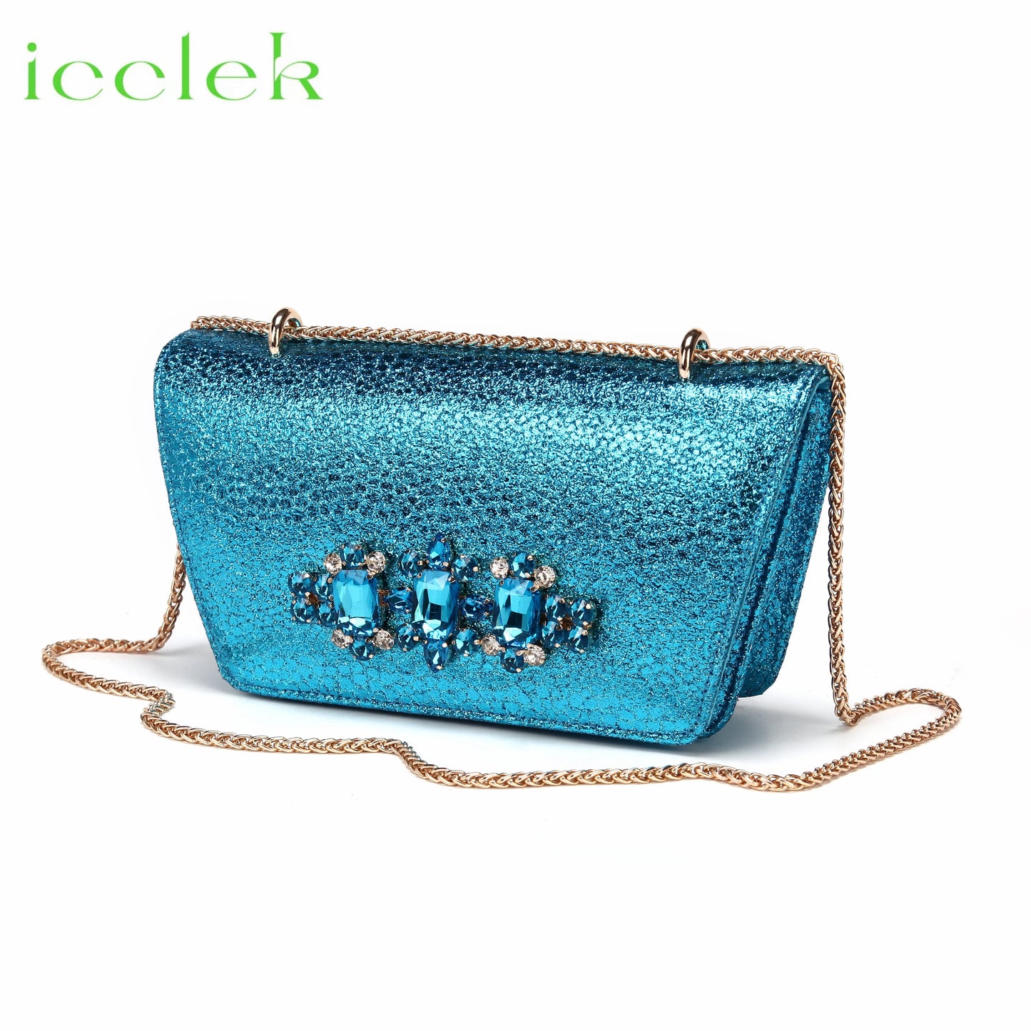 Sky Blue New Shoes and Bags Matching Set Nigerian Women Heels for Women Party Italian Design Wedding INS Design