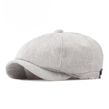 Retro Newsboy Caps Men British Painters Hats Spring and Summer Berets Herringbone Flat Cap Hip Hop Berets