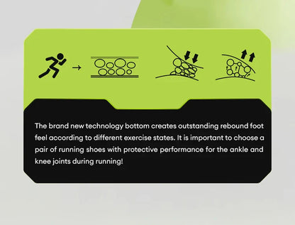 Men's Marathon Shoes Running Shoes Breathable High elasticity Cushioning Male Lightweight Sports Shoes Fitness Training
