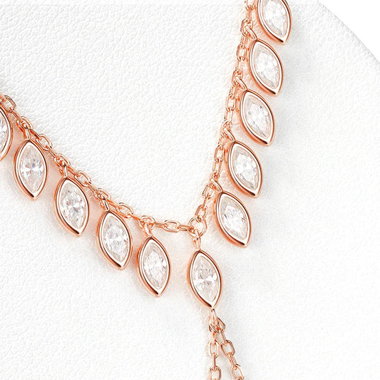 2.5*5mm Marquise Cut Bubbles Moissanite Bracelets for Women Valentine's Day Gifts Female Chain 100% 925 Sterling Silver