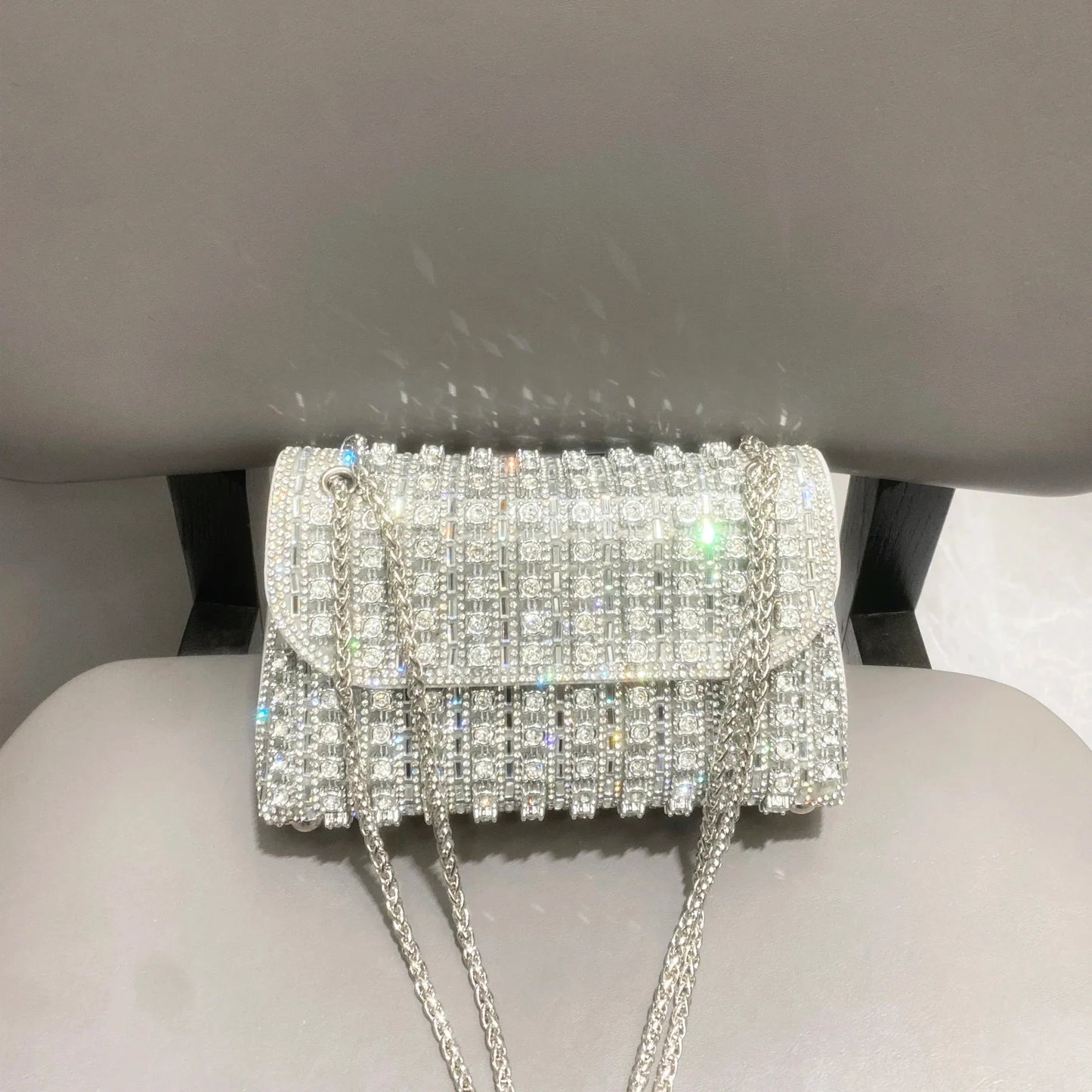Rhinestones Evening clutch Bag Purses and handbag luxury Designer shoulder bag Shiny Crystal Clutch purse Woman's bag