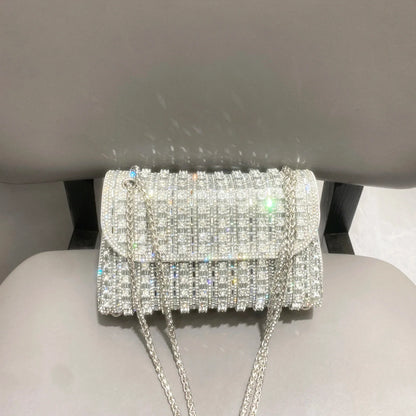 Rhinestones Evening clutch Bag Purses and handbag luxury Designer shoulder bag Shiny Crystal Clutch purse Woman's bag